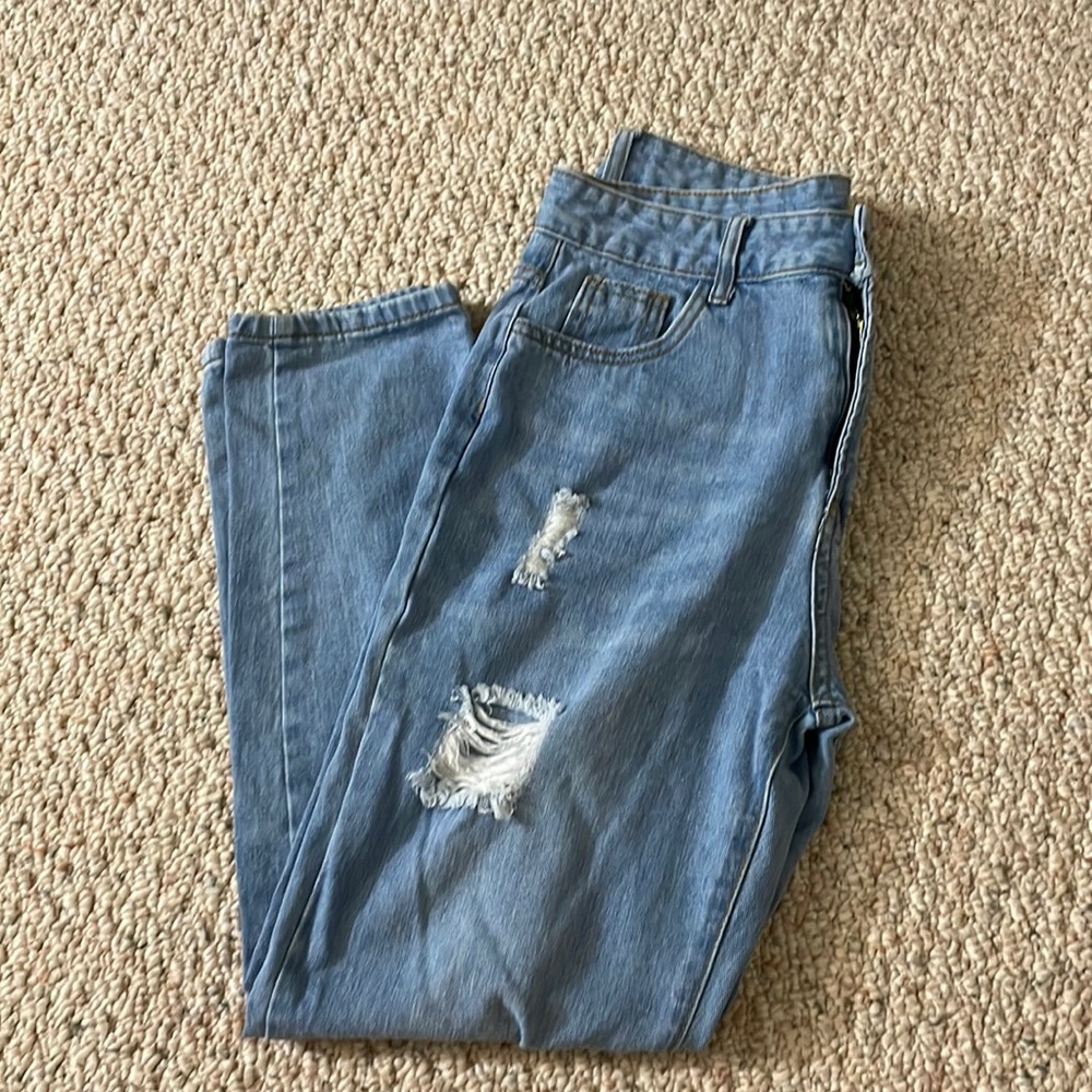 light wash jeans from shein